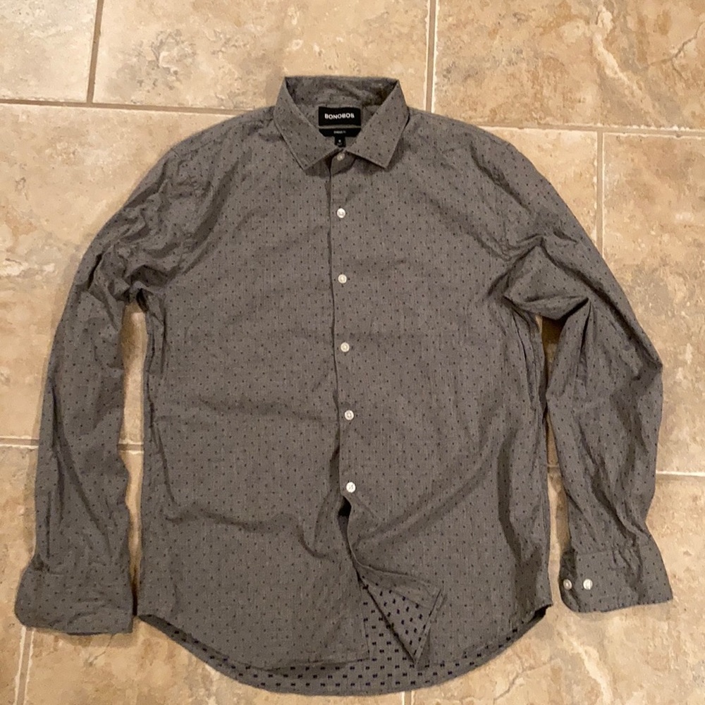 Bonobos grey with navy x design